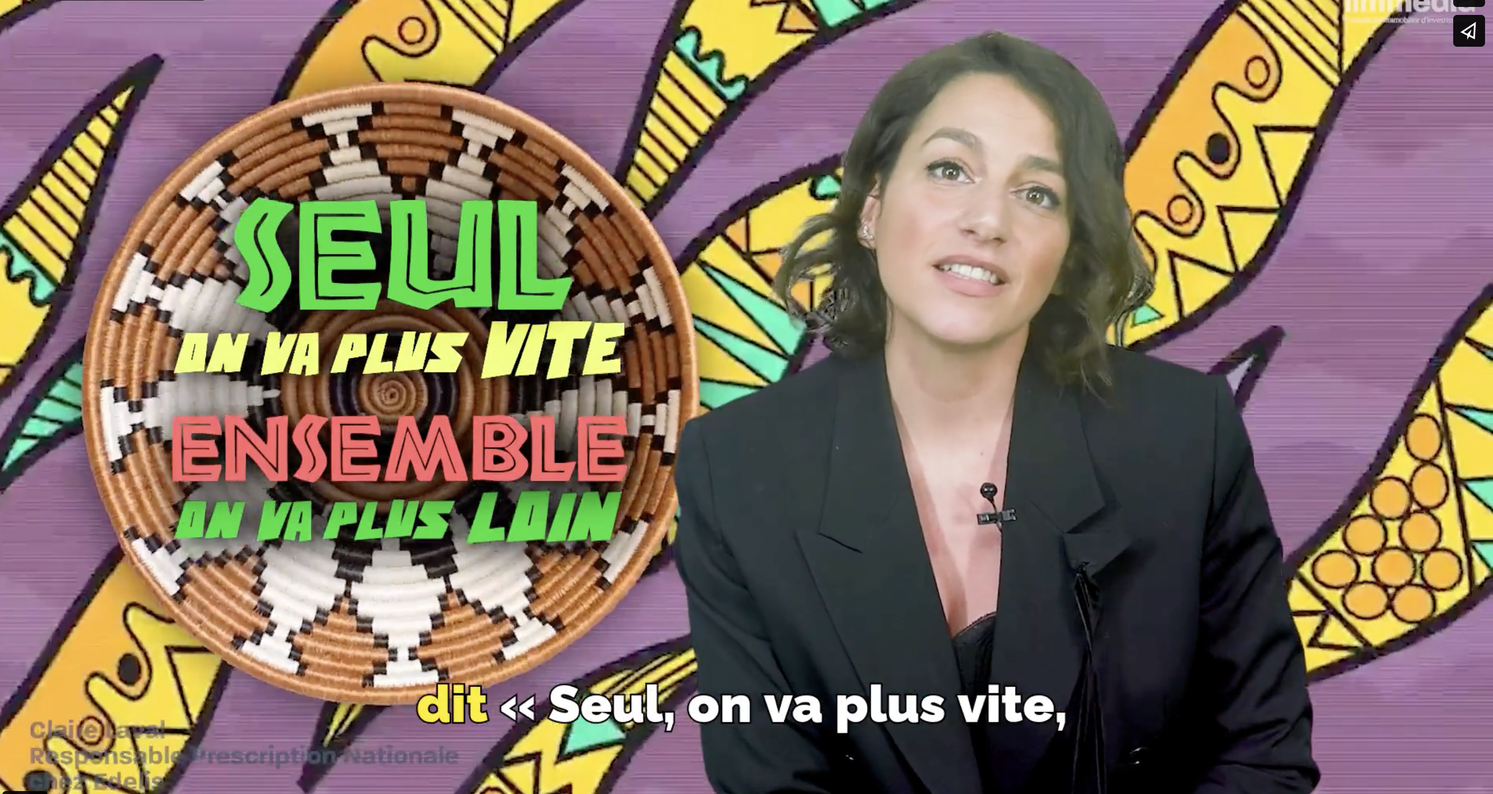 Itw Talk Talk de Claire Laval Edelis - Limmedia